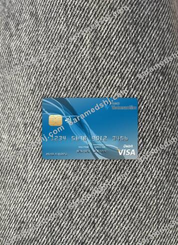 Brazil Votorantim bank visa card photolook front